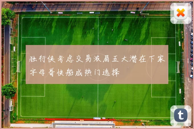 独行侠考虑交易浓眉五大潜在下家字母哥快船成热门选择
